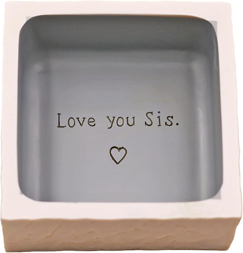 AcowSpt Birthday Gifts for Women, Sister Gifts, Friendship Gift, Best Friend Gift, Christmas Gifts for Sister, Sculpted Hand-Painted Keepsake Box - Image 4